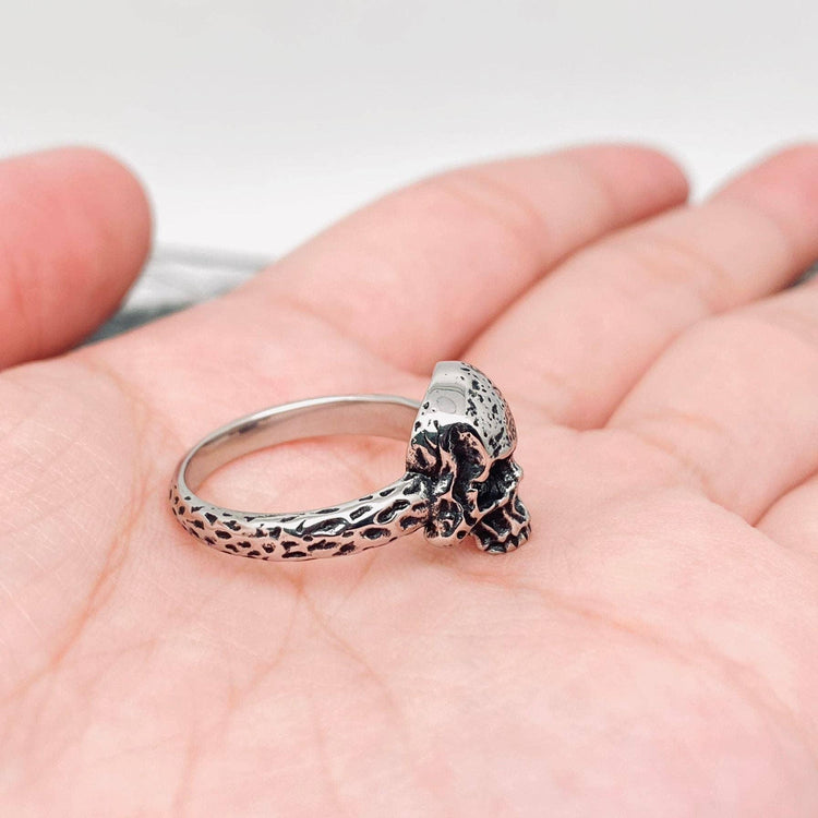 Vintage Skull Stainless Steel Ring