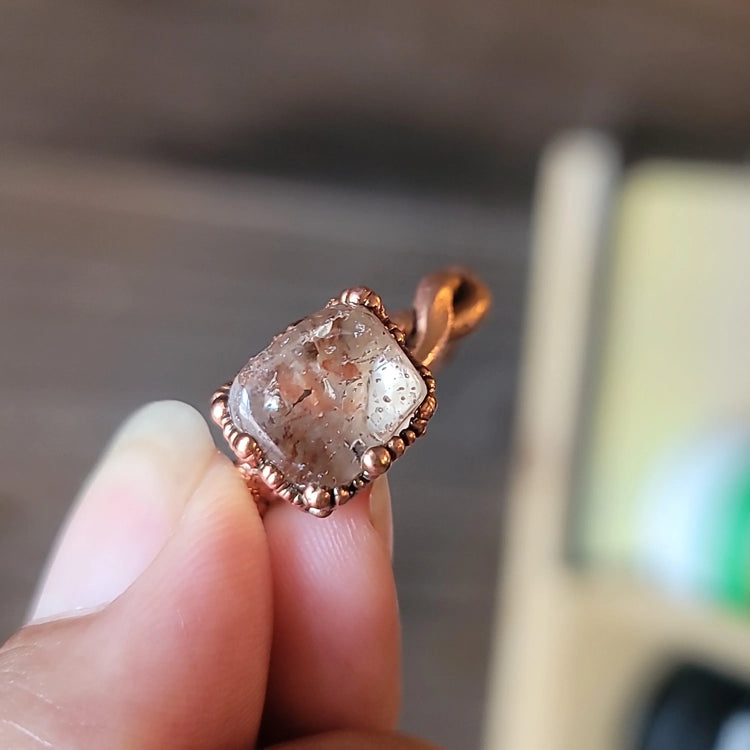 11 Pink Tourmalinated Quartz Ring - Wild Raven