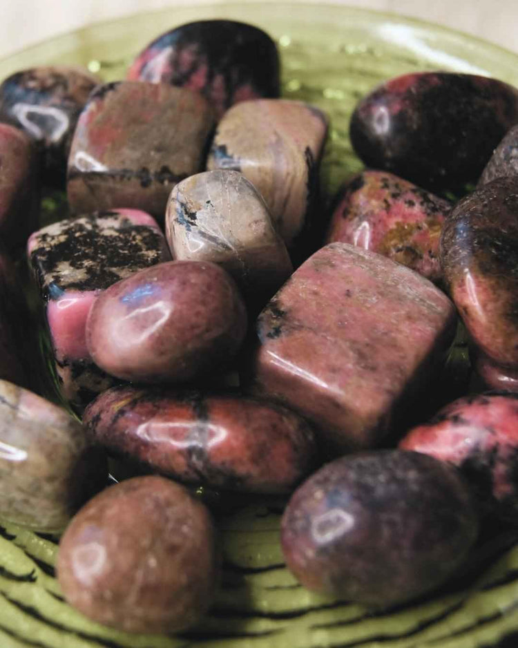 Rhodonite Tumbled | Compassion + Heart Healing