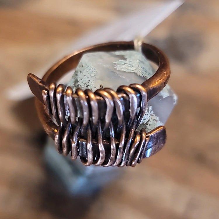 12½ Woven Copper Ring - Wild Raven