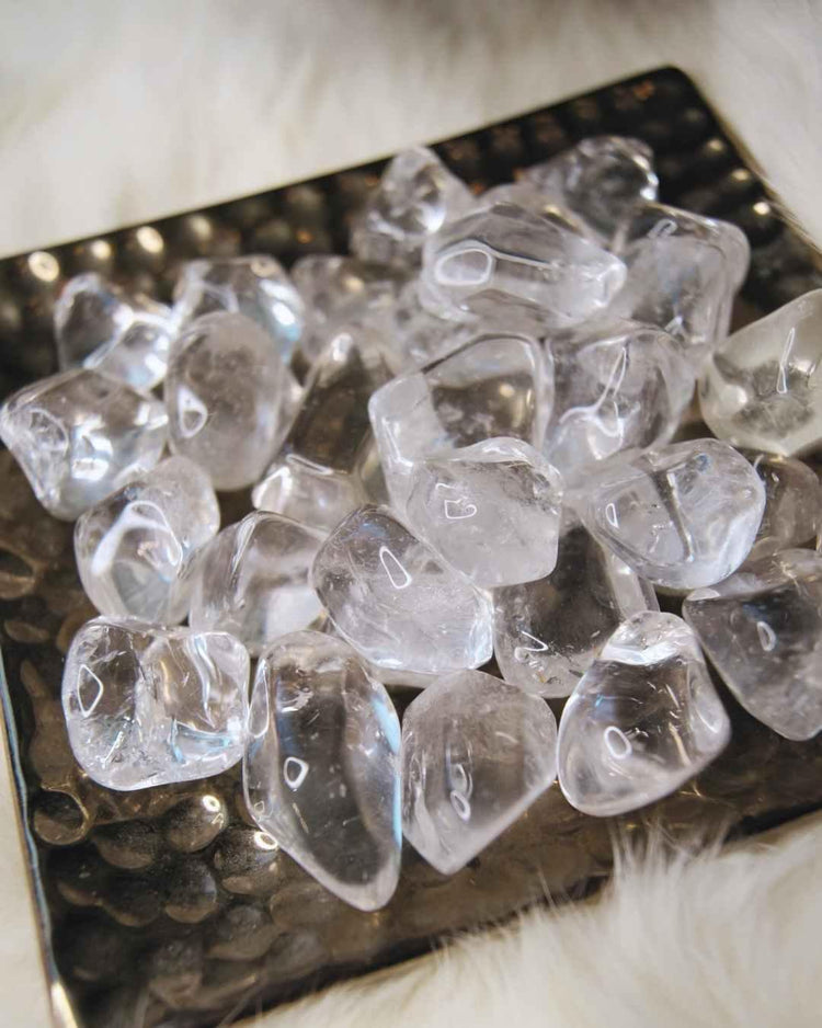 Clear Quartz High Grade Tumbled