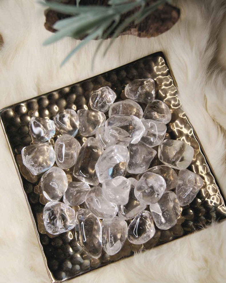 Clear Quartz High Grade Tumbled