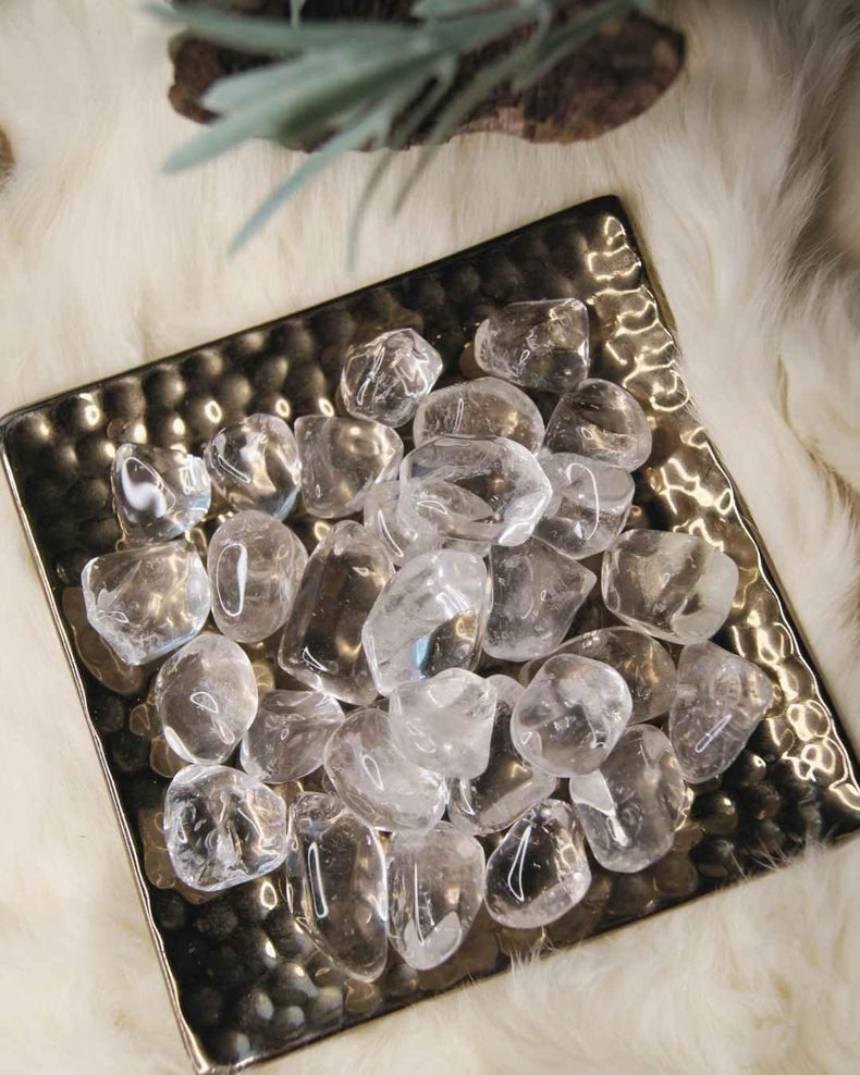 Clear Quartz High Grade Tumbled