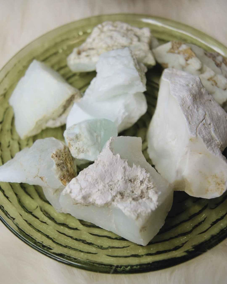 White Lime Chrysoprase Raw