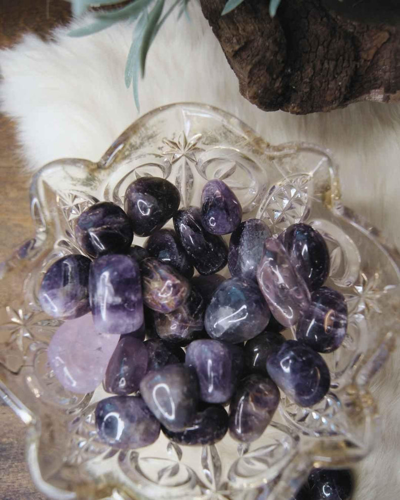 Amethyst Tumbled | Calming + Spiritual Clarity