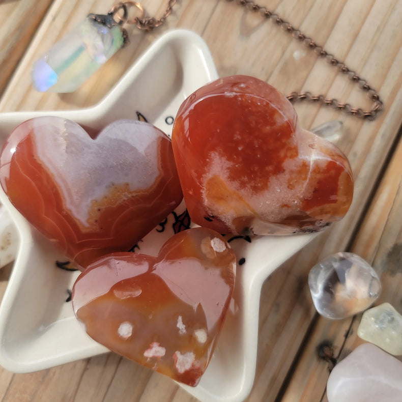 Carnelian Heart | Vitality, Courage & Passion