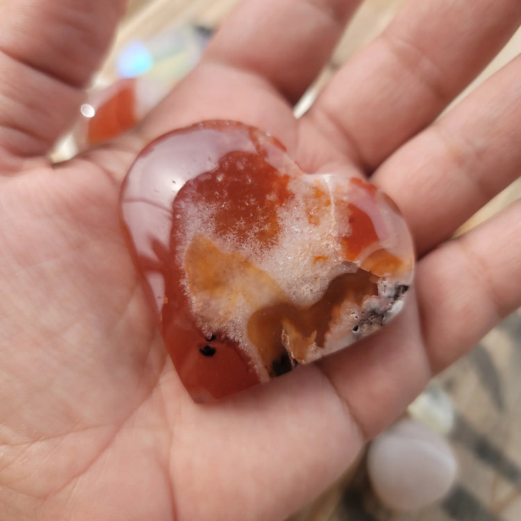 Carnelian Heart | Vitality, Courage & Passion