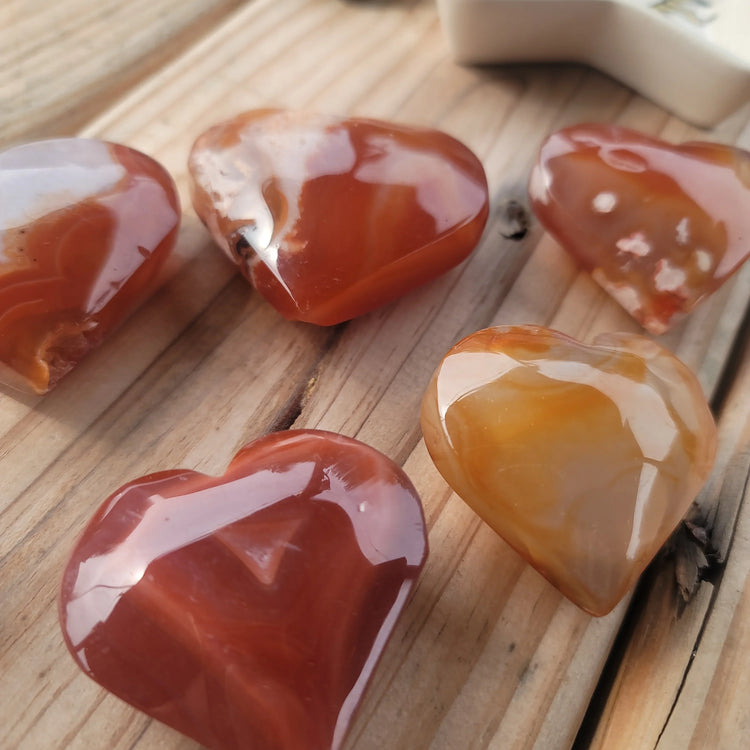 Carnelian Heart | Vitality, Courage & Passion