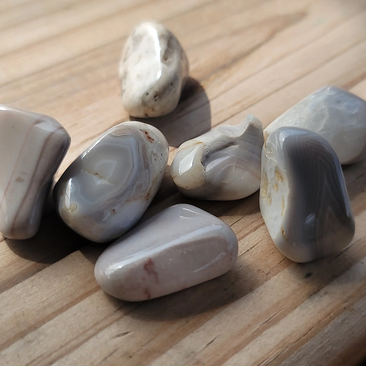 Pink Botswana Agate Tumbled