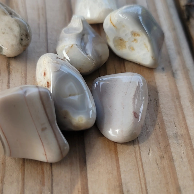 Pink Botswana Agate Tumbled