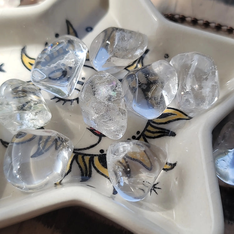 Clear Quartz High Grade Tumbled