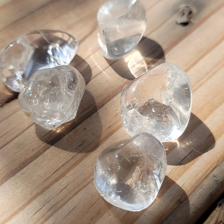 Clear Quartz High Grade Tumbled