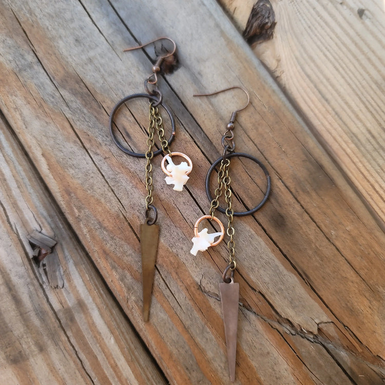 Snake Vertebrae Earrings