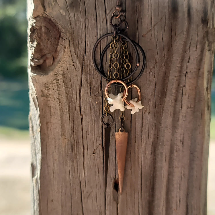 Snake Vertebrae Earrings