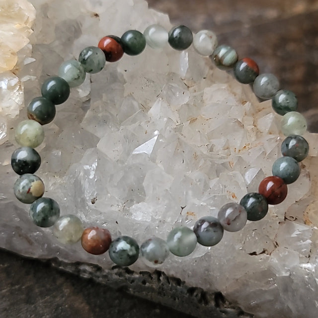 Bloodstone Bracelet 6MM | Vitality & Protection