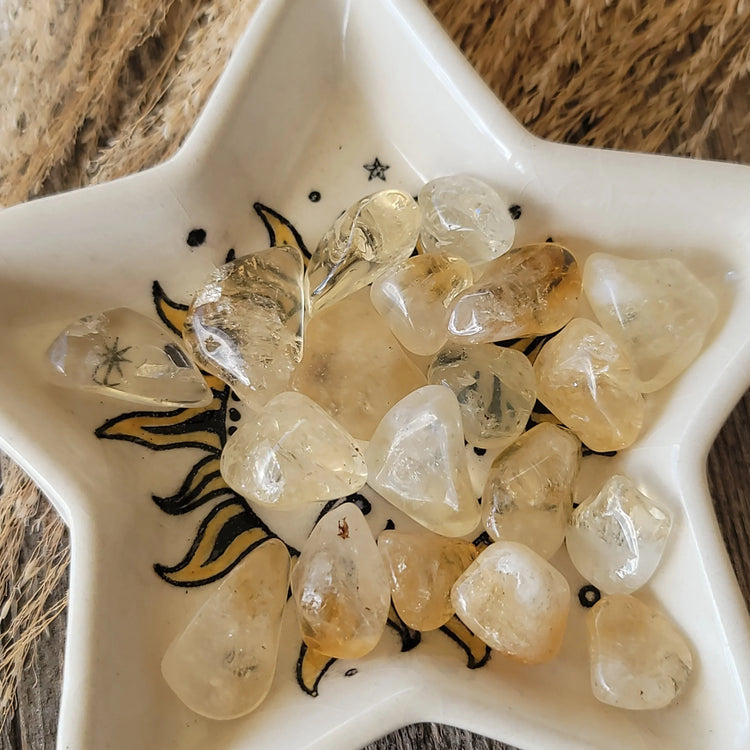Citrine Tumbled | Joy, Abundance & Motivation