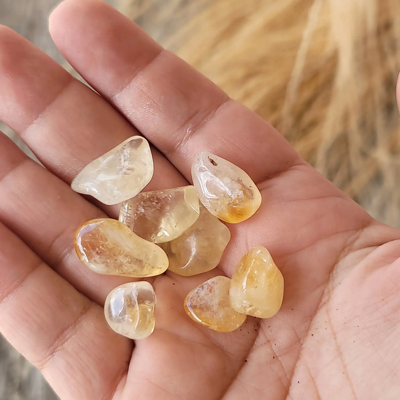 Citrine Tumbled | Joy, Abundance & Motivation
