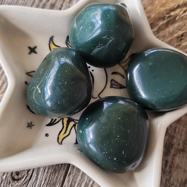 Bloodstone Tumbled Stone | Protection & Vital Force