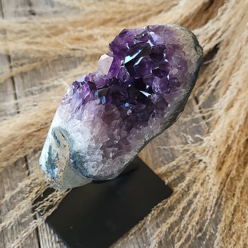 Amethyst on stand