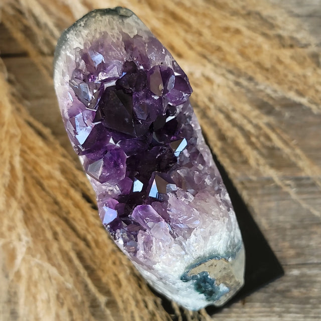 Amethyst on stand