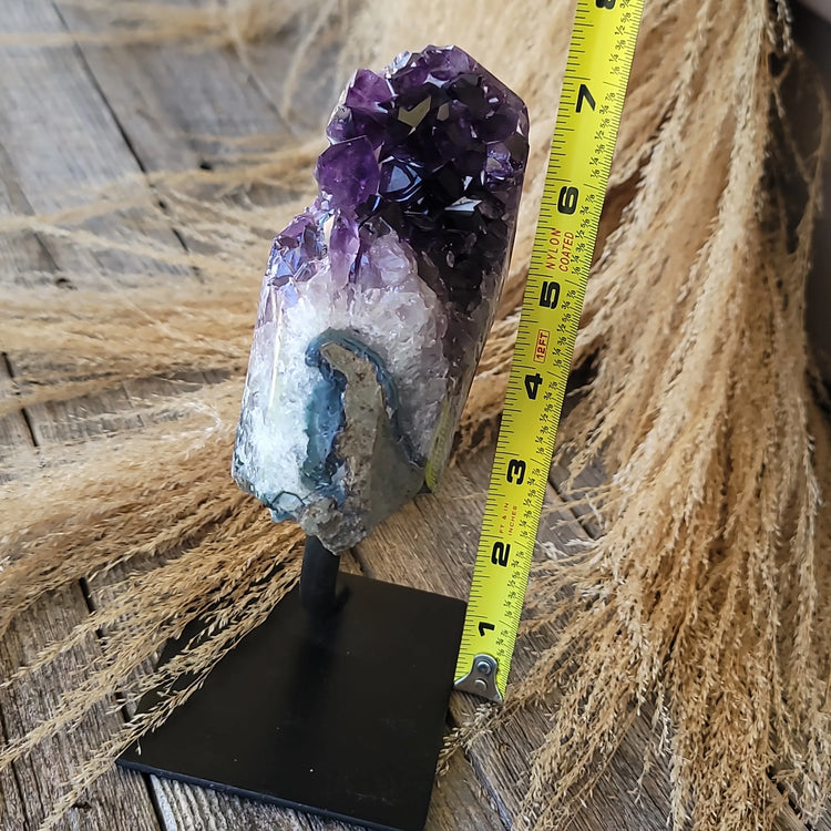 Amethyst on stand