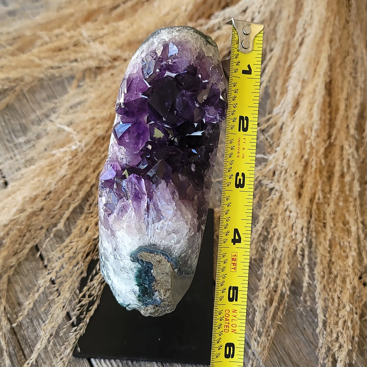 Amethyst on stand