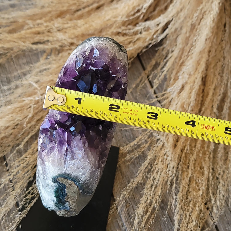 Amethyst on stand