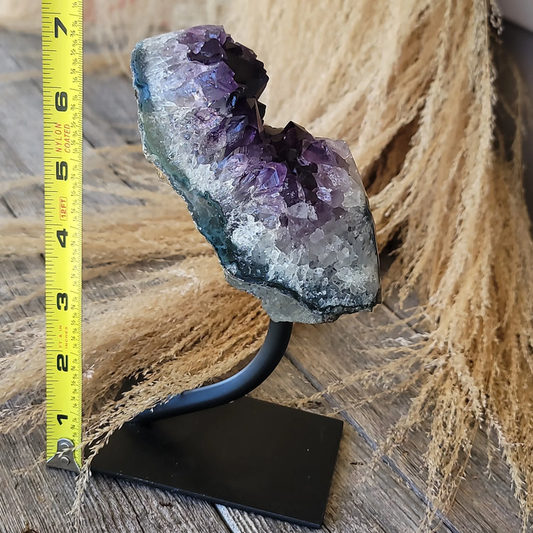 Amethyst on stand