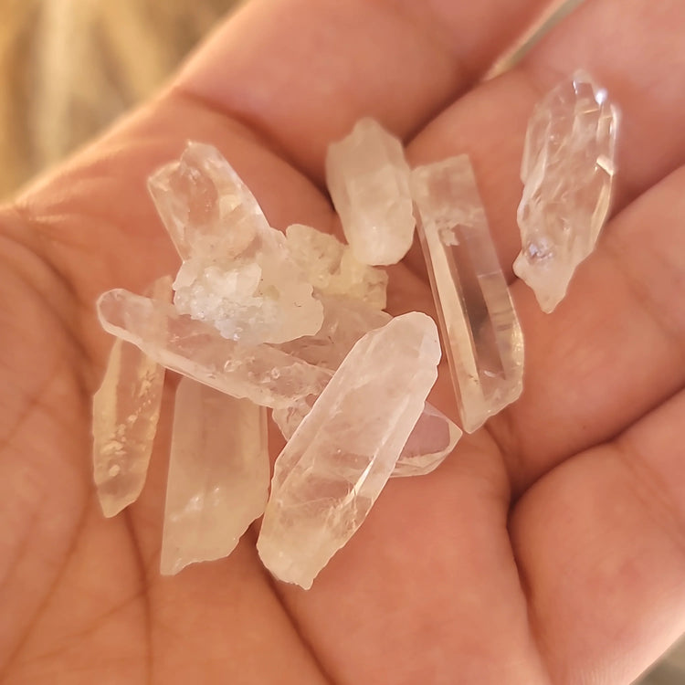 Clear Quartz crystal small Raw