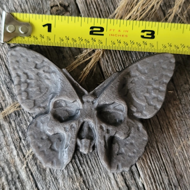 Silver Obsidian Death Moth - Gemstones