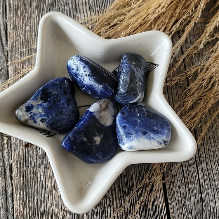 Sodalite Tumbled | Insight + Truth Stone
