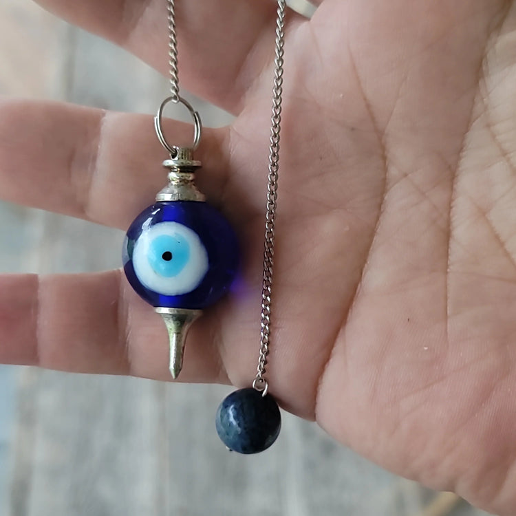 Sephorum Evil Eye Pendulum | Protection & Psychic Shield