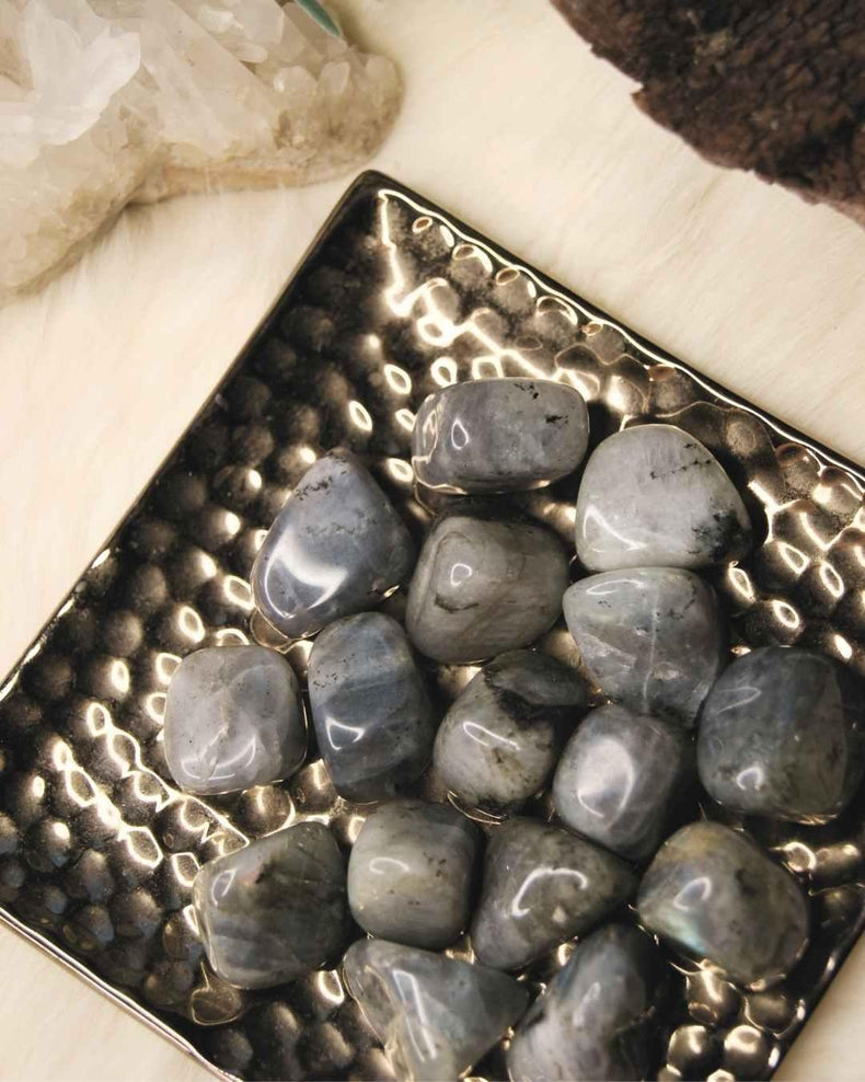 Labradorite Tumbled | Intuition + Protection