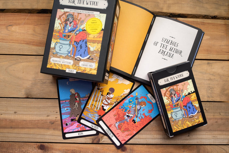 Ask the Witch Tarot-78 Cards & Book