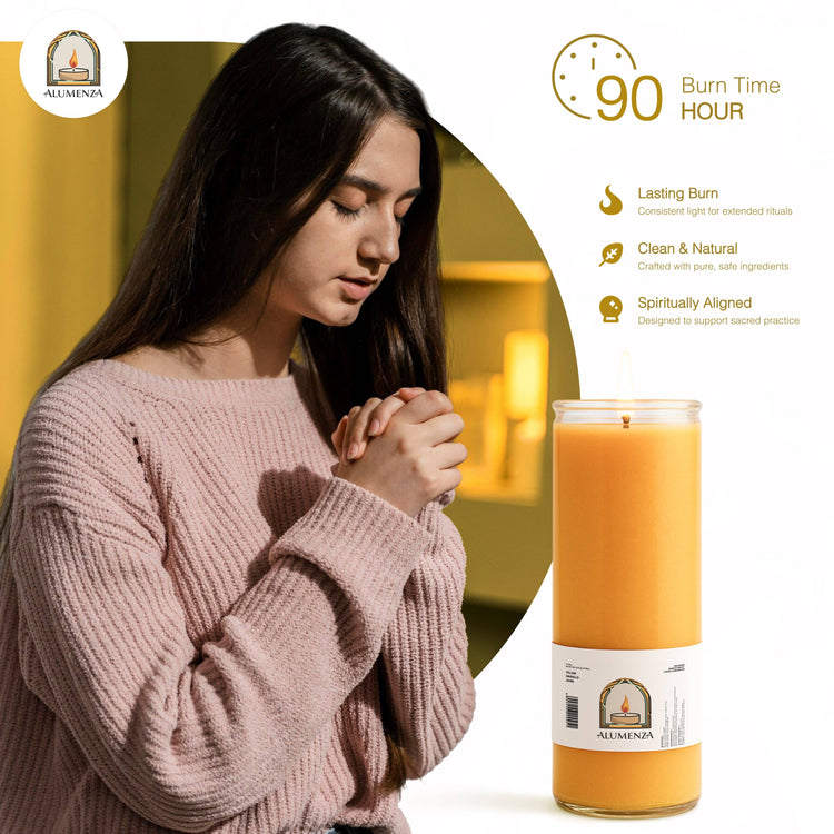 7 Day Candle | Yellow | Confidence, Focus, Personal Power