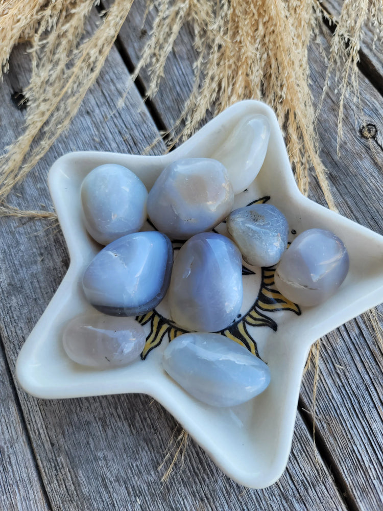 Chalcedony Tumbled | Harmony + Emotional Balance
