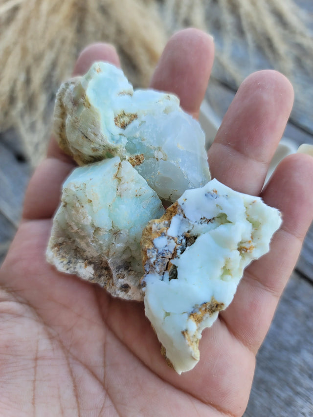 White Lime Chrysoprase Raw