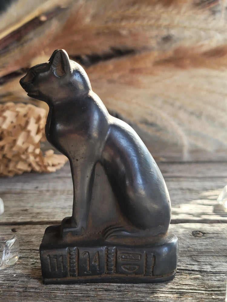 Bastet Black Statue Mini