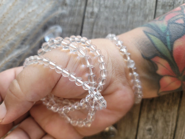 Clear quartz Bracelet 6MM