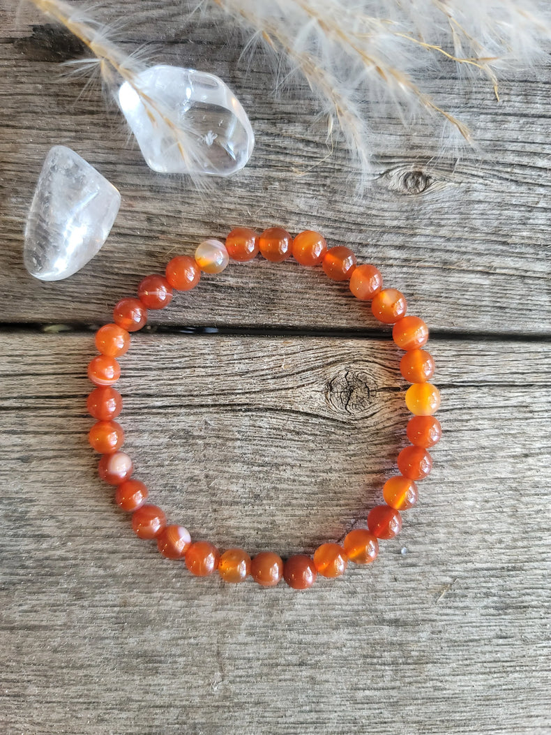 Carnelian Bracelet 6MM