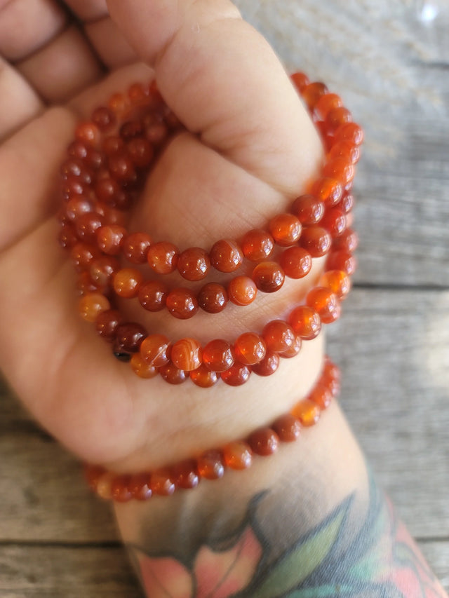 Carnelian Bracelet 6MM