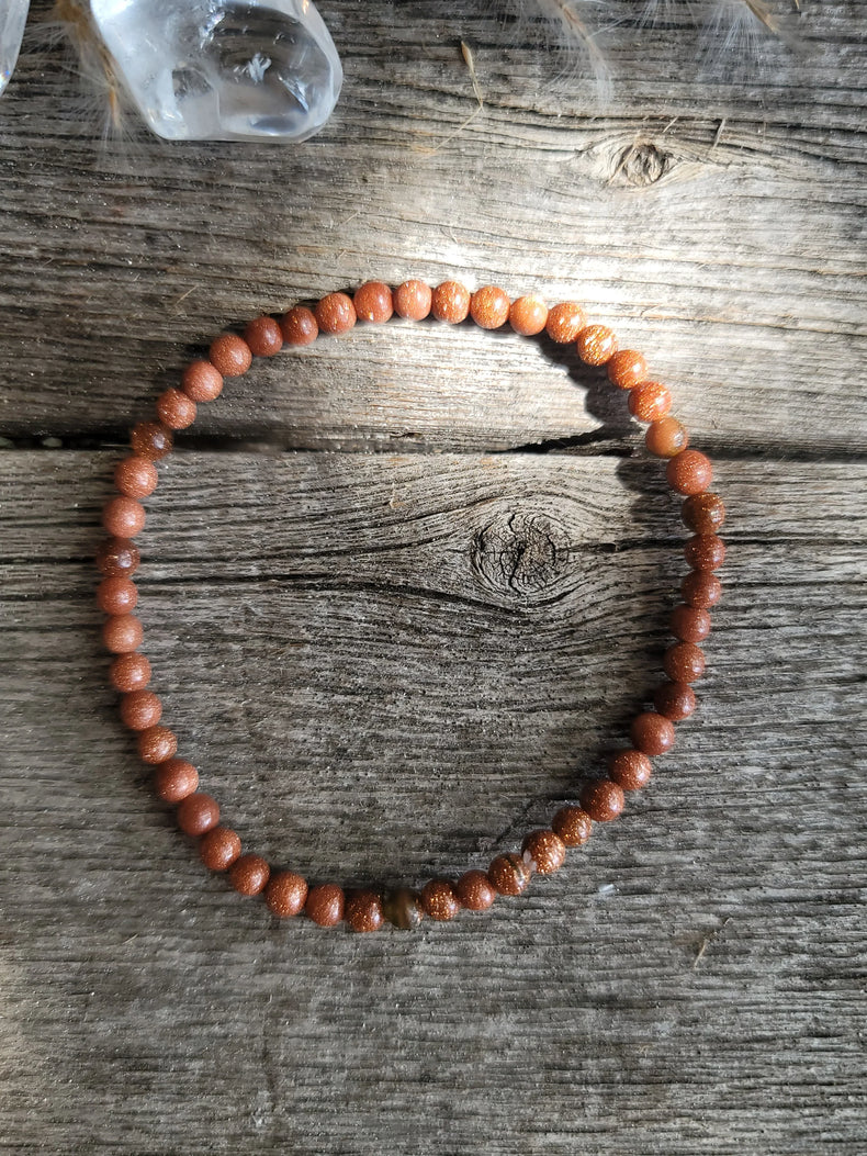 Golden Sunstone Bracelet 4MM