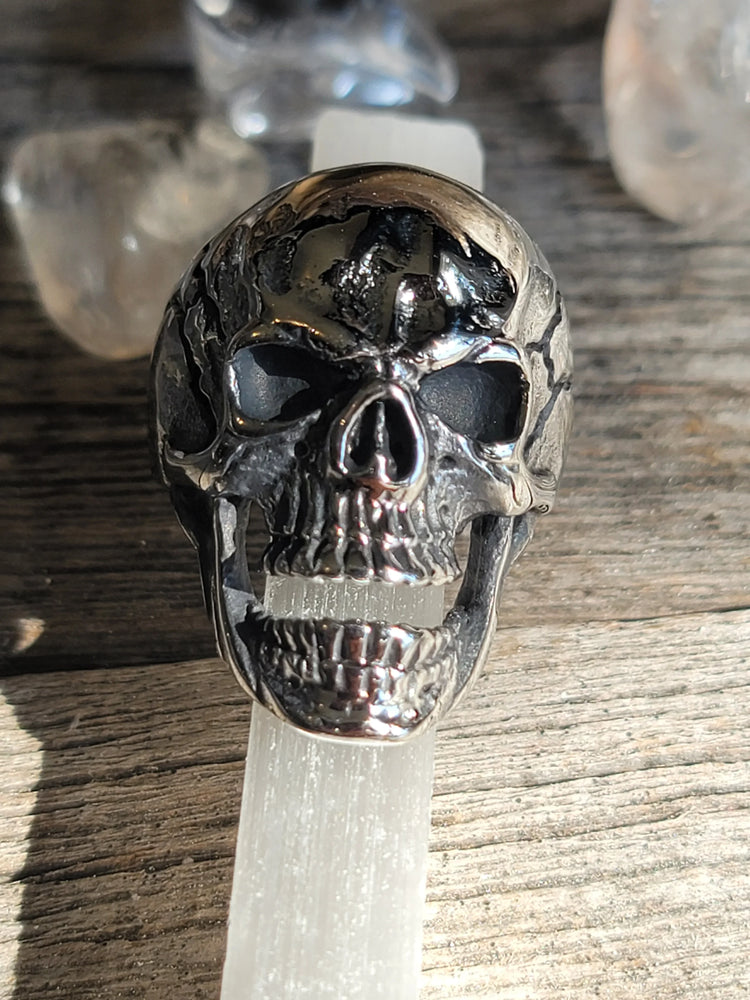 Men's Stainless Steel Skull Rings Size 11