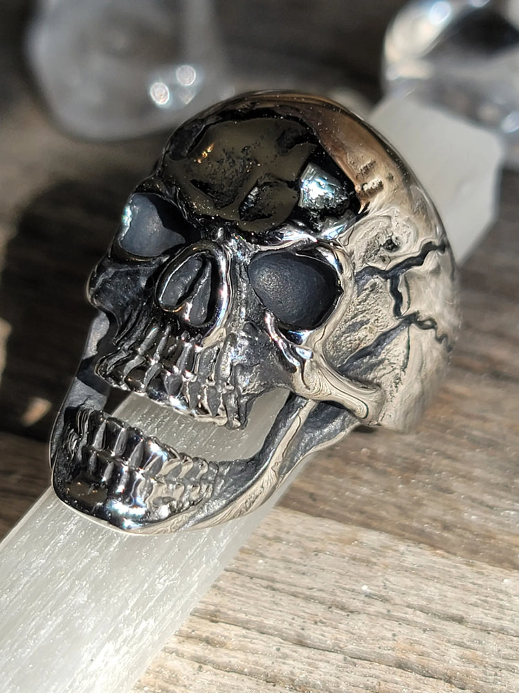 Men's Stainless Steel Skull Rings Size 11