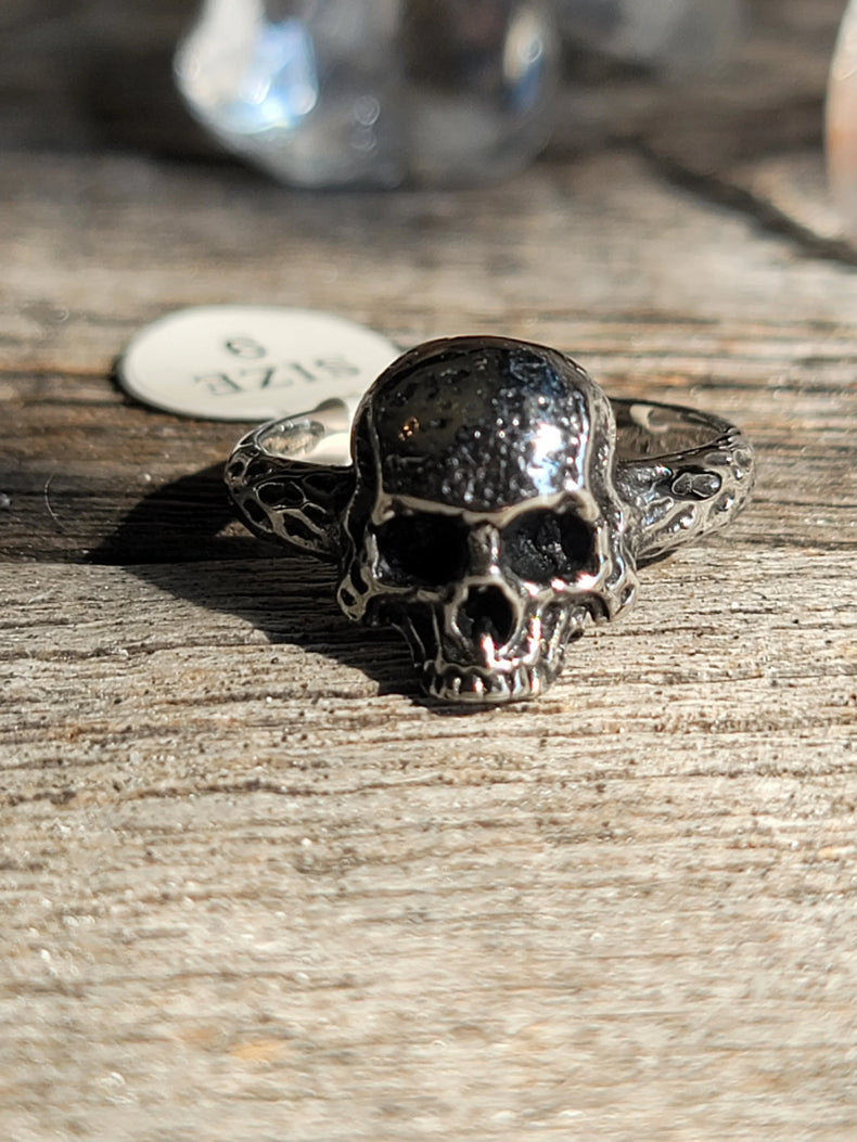 Vintage Skull Stainless Steel Ring