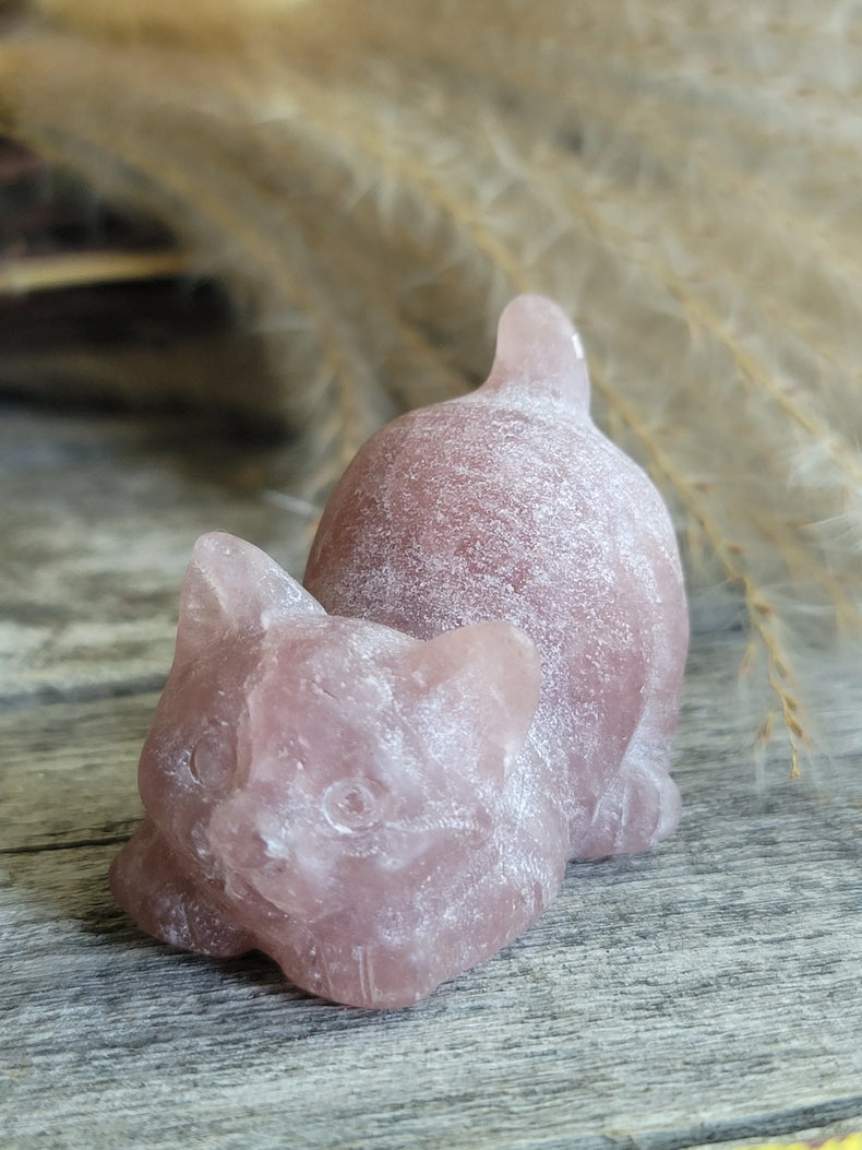 Strawberry Quartz Cat