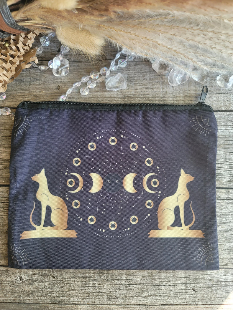 Zippered canvas bag