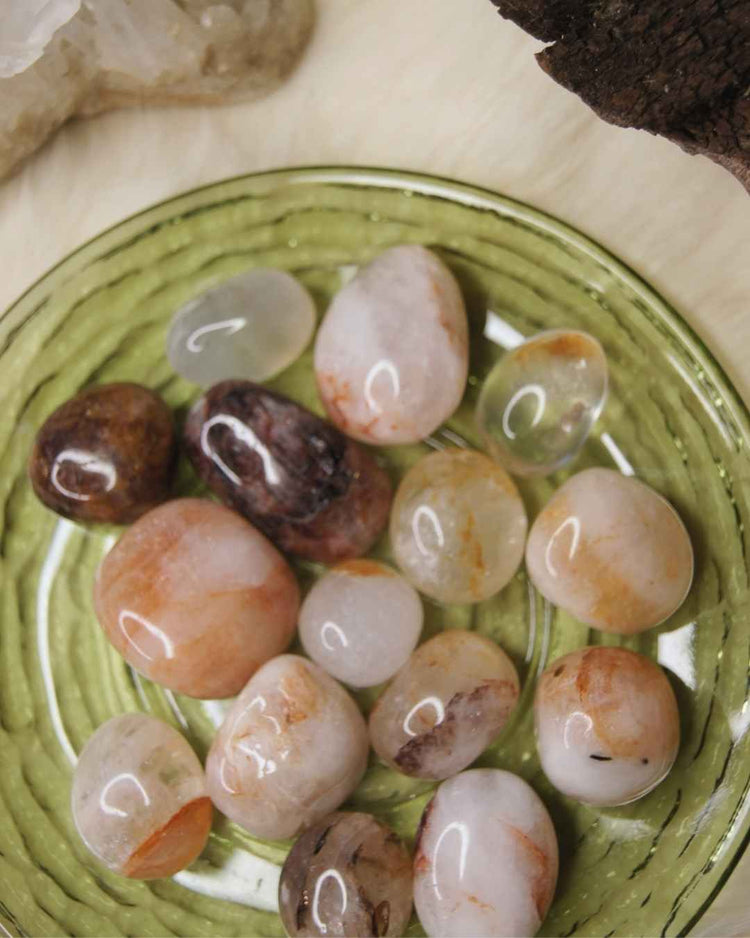 Fire Quartz Tumbled | Vitality + Clarity