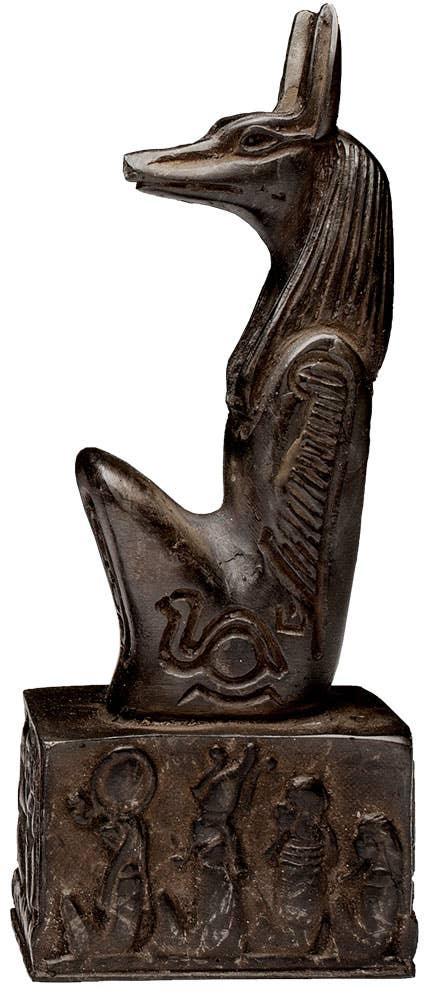 Anubis Kneeling Black - 5"