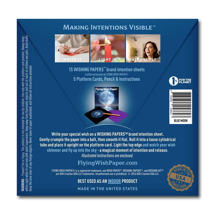 Flying Wish Paper® | BLUE MOON